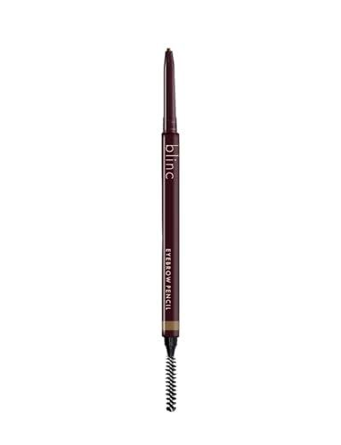 Blinc Eyebrow Pencil, Dual-Sided Precise, Fine Tip Eyebrow Pencil with Vitamins C & E, Natural Finish, Long-Wearing, Water-Resistant, Vegan, Gluten-Free & Cruelty-Free, Dark Brunette, 0.09g/0.003 Oz