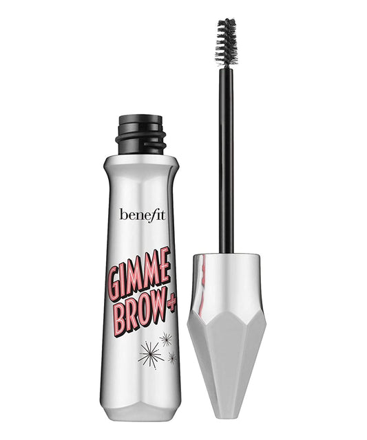 Benefit Gimme Brow+ Volumizing Fiber Gel, 4 Medium Warm Deep Brown, 1 Count