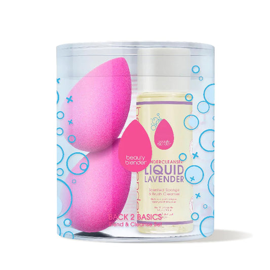 beautyblender Back 2 Basics Blend & Cleanse Set Including blender and liquid blendercleanser